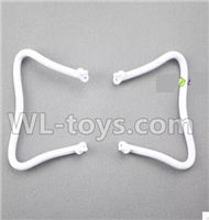 Holy Stone F181 RC Quadcopter Parts-10 Tripod,Landing skid(2pcs)-White,Holy Stone F181 RC Quadcopter Drone Spare Parts Replacement Accessories